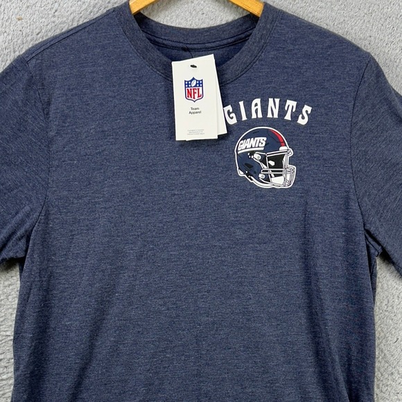 New York Giants NFL T-Shirt Men Large Blue Graphic Short Sleeve The Nike Tee NEW